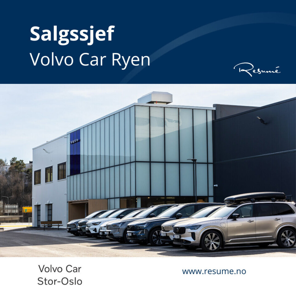 Salgssjef Volvo Car Ryen
