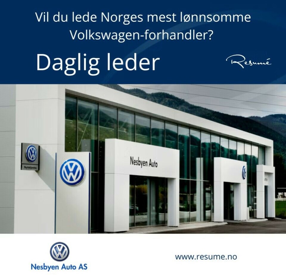 Daglig leder - Nesbyen Auto